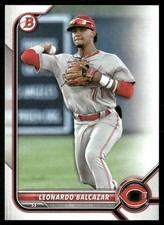 Leonardo Balcazar 2022 Bowman Draft #BD-91 Cincinnati Reds