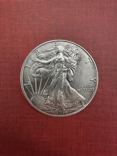 2014 American Eagle Silver Dollar  1 oz .999 Silver Uncirculated