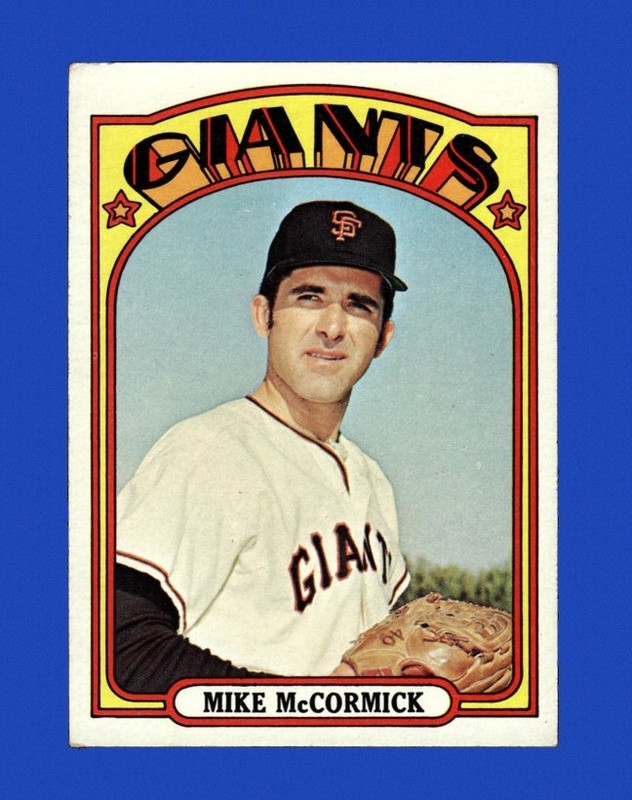 1972 Topps Set-Break #682 Mike Mccormick EX-EXMINT *GMCARDS*