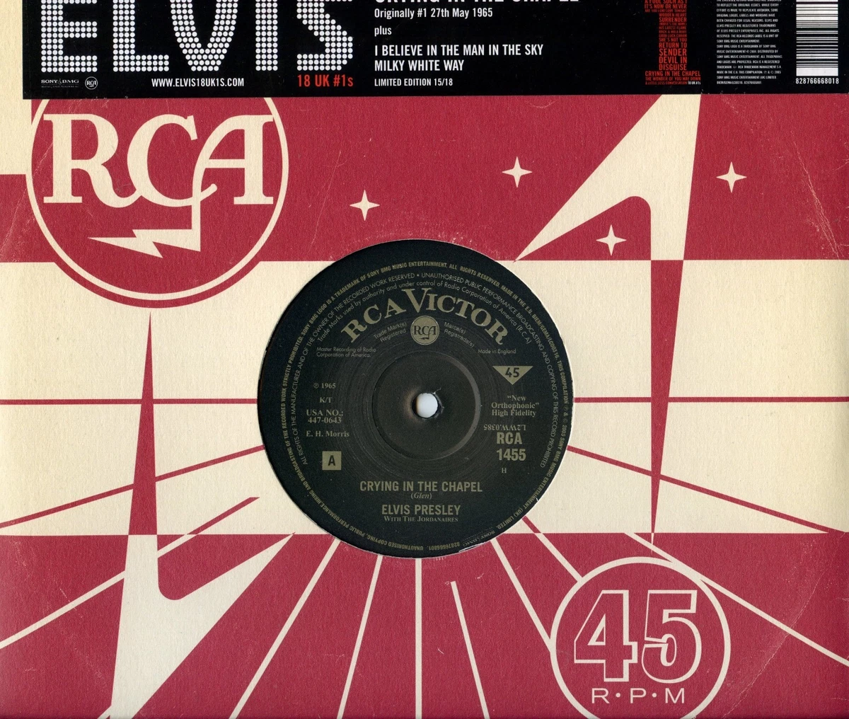 Elvis Presley Numbered Single Vinyl Records for sale | eBay