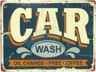 Car Wash Vintage Tin Metal Signs Home Décor Plaque Poster Wall , Kitchen, Gara