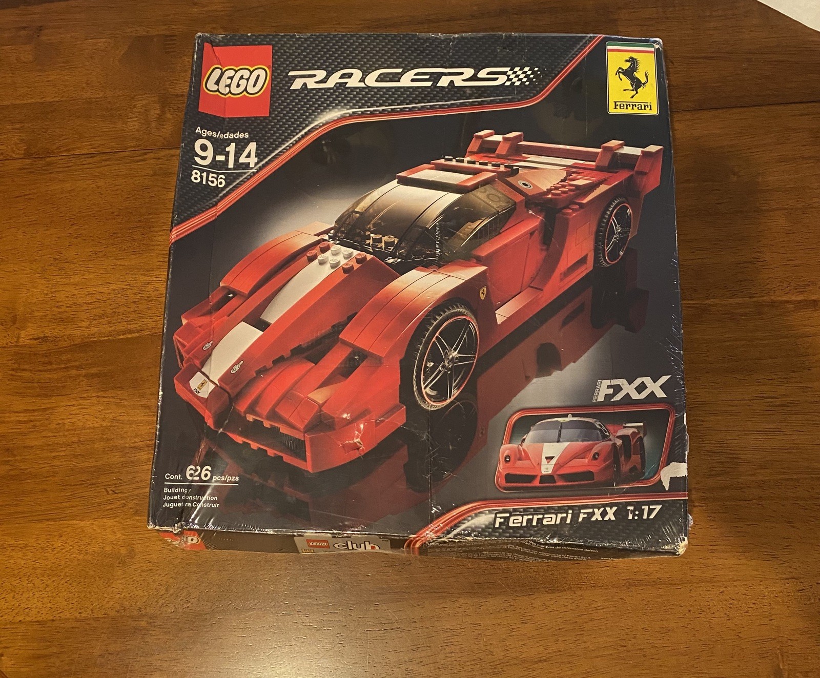LEGO Racers: Ferrari Fxx 1:17 (8156) SEALED BAGS OPEN BOX
