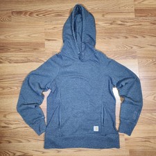 Carhartt Rain Defender Hoodie Sweatshirt Womens X Small Gray Pullover Drawstring