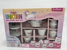 Porcelain Tea Set For Little Girls Pink Caramic Tea Cups In A Pink Box Unicorn