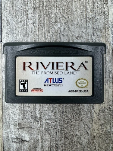 Riviera: The Promised Land (Nintendo Game Boy Advance, 2005)- Authentic
