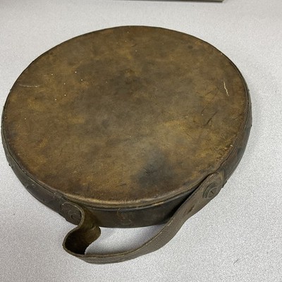 Vintage Tambourine Or A Rebana 18/19 Century  Raw Hide Drumhead W/wooden Frame 