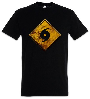 Hurricane Warning Sign Herren T-Shirt Warnung Schild Hurricanes Tornado Storm