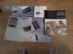 Vintage Lot Of Books, Manuals, Magazines,Media For Atari 400/800, 800XL Computer