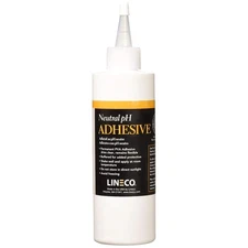 LINECO Neutral pH Adhesive 8 Oz, Acid-Free, All-purpose Glue, Dries Clear and...