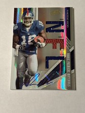 HAKEEM NICKS ABSOLUTE BALL JERSEY RPA AUTOGRAPH AUTO RC SP /199 UNC NY GIANTS