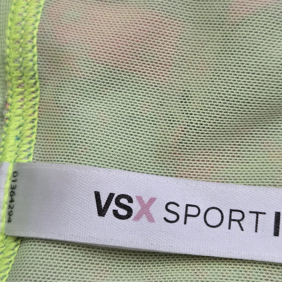 Victoria's Secret VSX Sport Women Sports Bra 34DD Neon Yellow Front Closure - Image 3 of 4