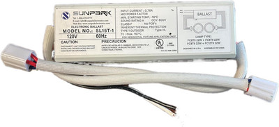 Sunpark SL15T-1 Electronic Circline Ballast with Lamp Holders Attached