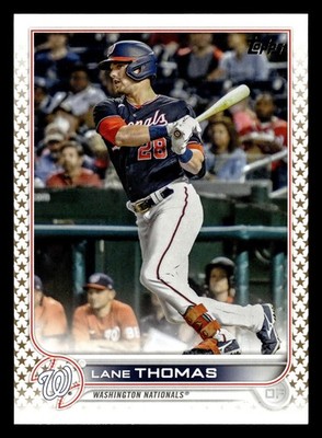 Lane Thomas 2022 Topps Gold Star SP #555 Washington Nationals *031