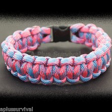 Cotton Candy Paracord Rope Survival Bracelet 550 LB - Made in the USA