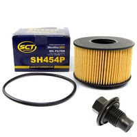 ÖLfilter SH 454 P ÖLablassschraube FüR Ford Transit Kasten Mondeo III 2.0 2.4 Di