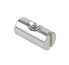 M6 x 14mm Furniture Cross Dowel Barrel Nuts Centre Thread Fixing Cot Bed Unit