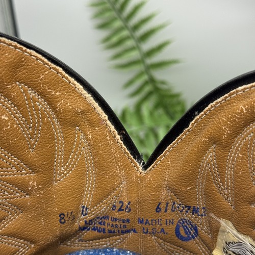 Palomino Herren Größe 8,5 D Cowboy Western Stiefel Braun Leder Stil 626 - Bild 12 von 13