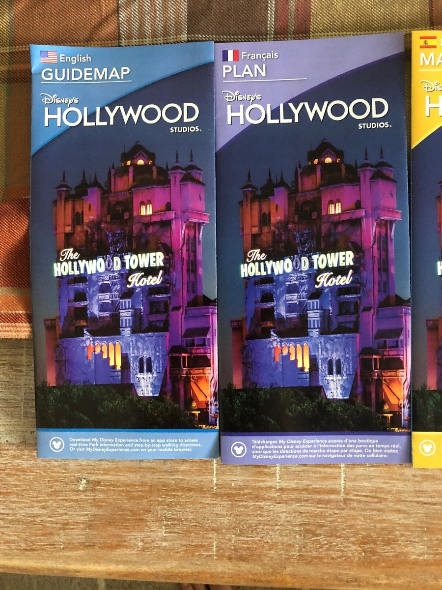 Walt Disney World Hollywood Studios Reopening Park Map Set All.