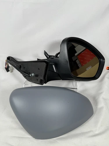 For Peugeot 208 2012-2016 Door WingMirror Electric Grey Primed Cover Right Side