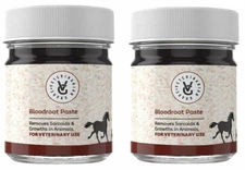 (2 Pack) Veterinarian Grade Sarcoid Herbal Paste for The Removal of Sarcoidosis