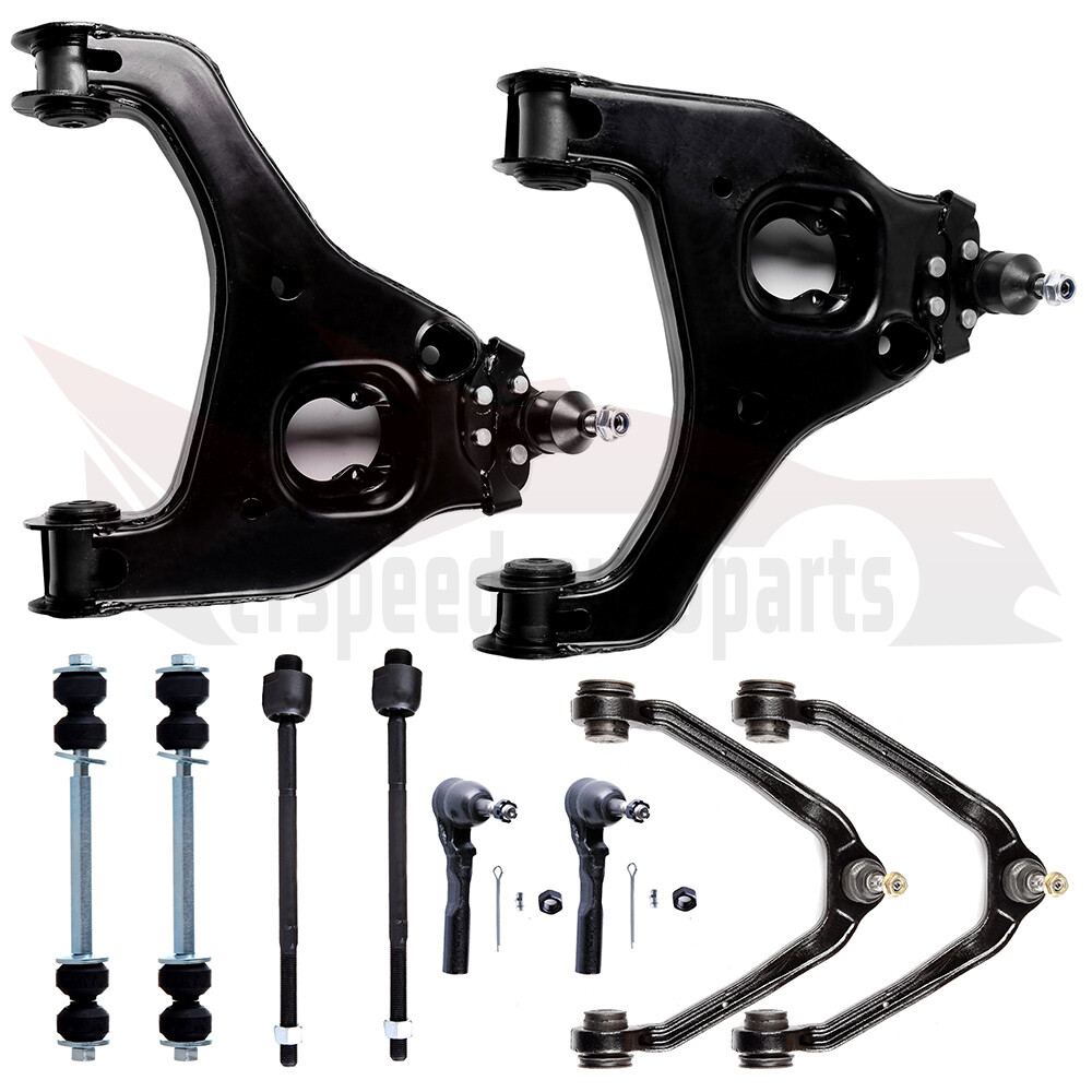 Chevy Silverado 1500 2WD Front Suspension Control Arms Sway Bars Tie Rods