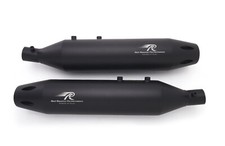 RED ROOSTER Astral Pro Exhaust Silencer, Black Matt | 650 Super Meteor