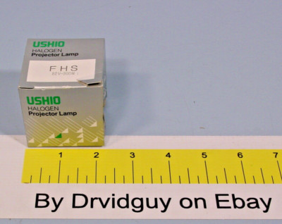 Ushio FHS 2-Pin Halogen Projector Lamp; 82V 300W