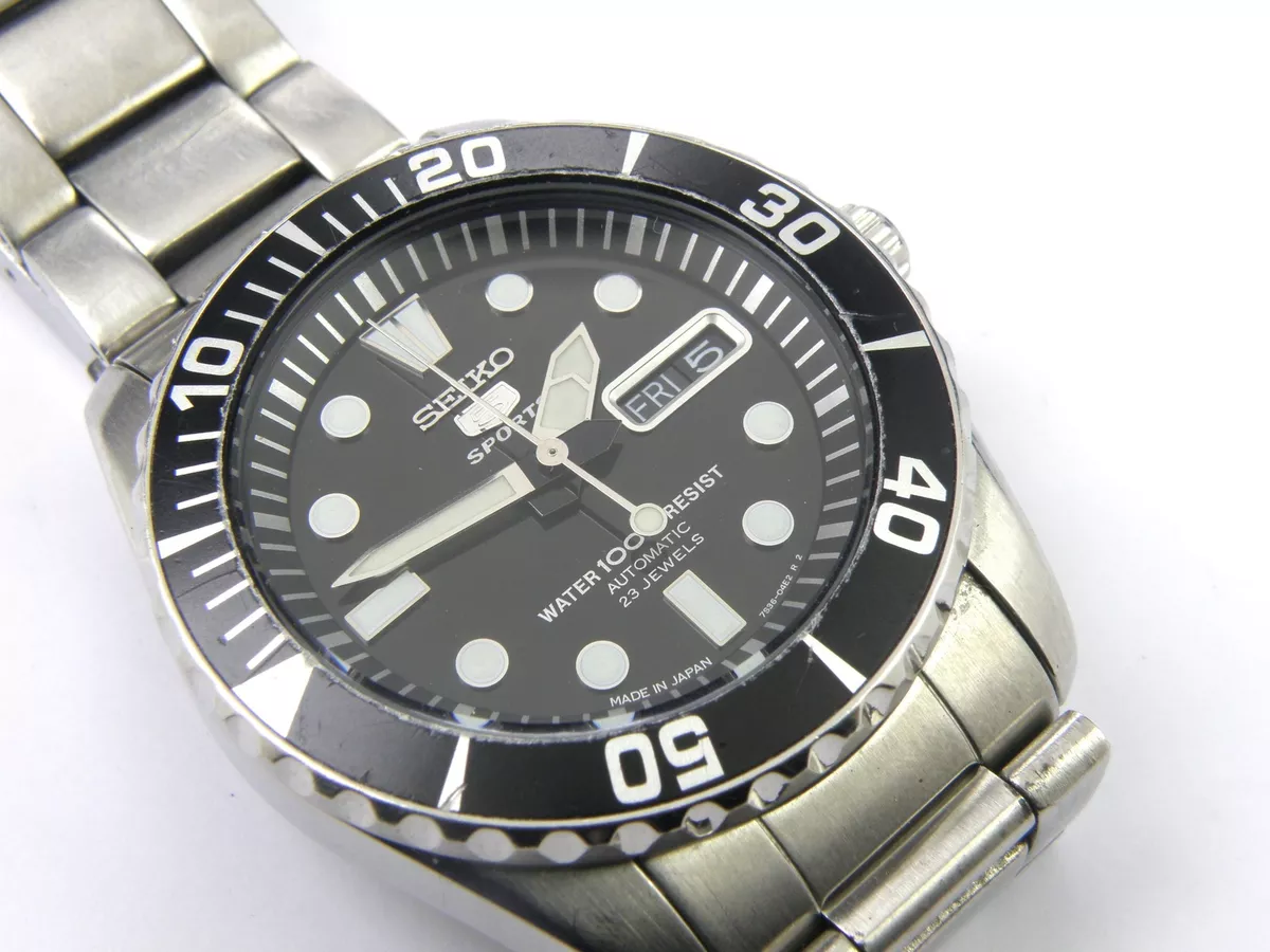 Seiko 5 sports automatic 23 jewels 100m shop 7s36 price