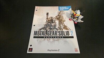 その他 ZOE2 + L GEAR SOLID 2 E3 Press Sheet Konami E3 Metal Gear Solid 2 Subsistance MGS2 Promo Sheets Flyer