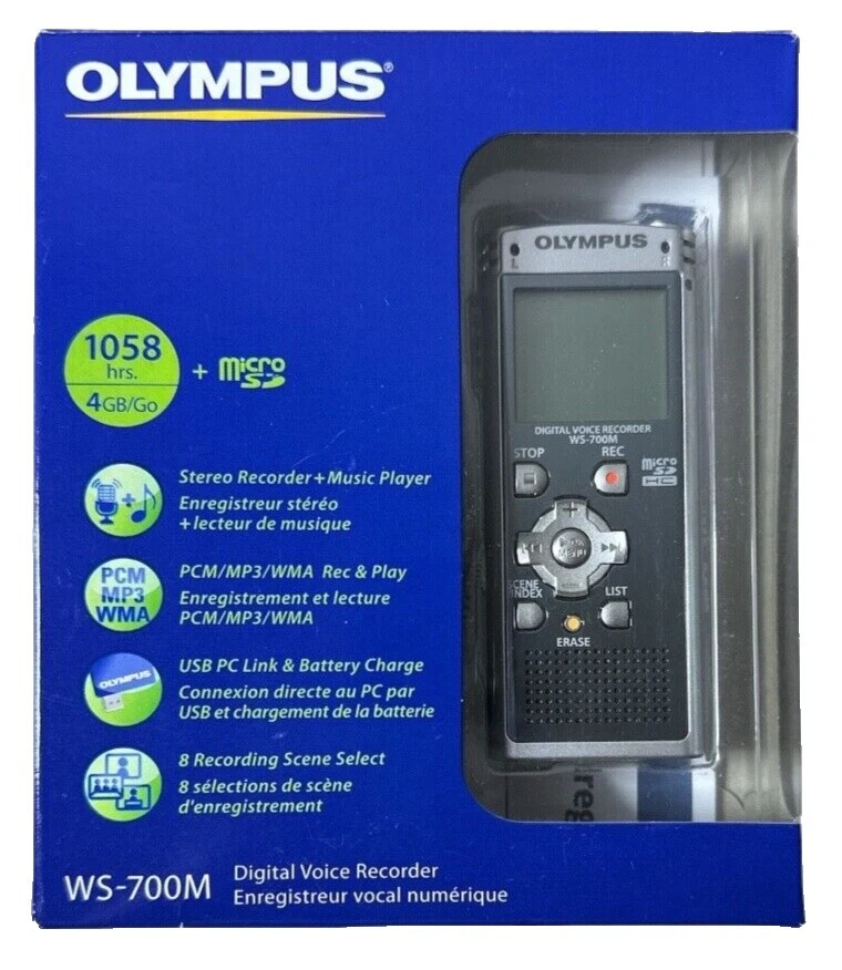 Olympus Flash Memory 4 GB Flash Memory Dictaphones & Voice Recorders