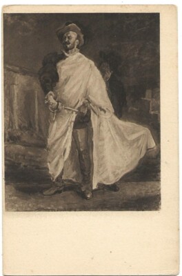 105/472  KÜNSTLERKARTE  MAX SLEVOGT ''ANDRADE ALS DON JUAN'' - VERLAG BARD BERLIN