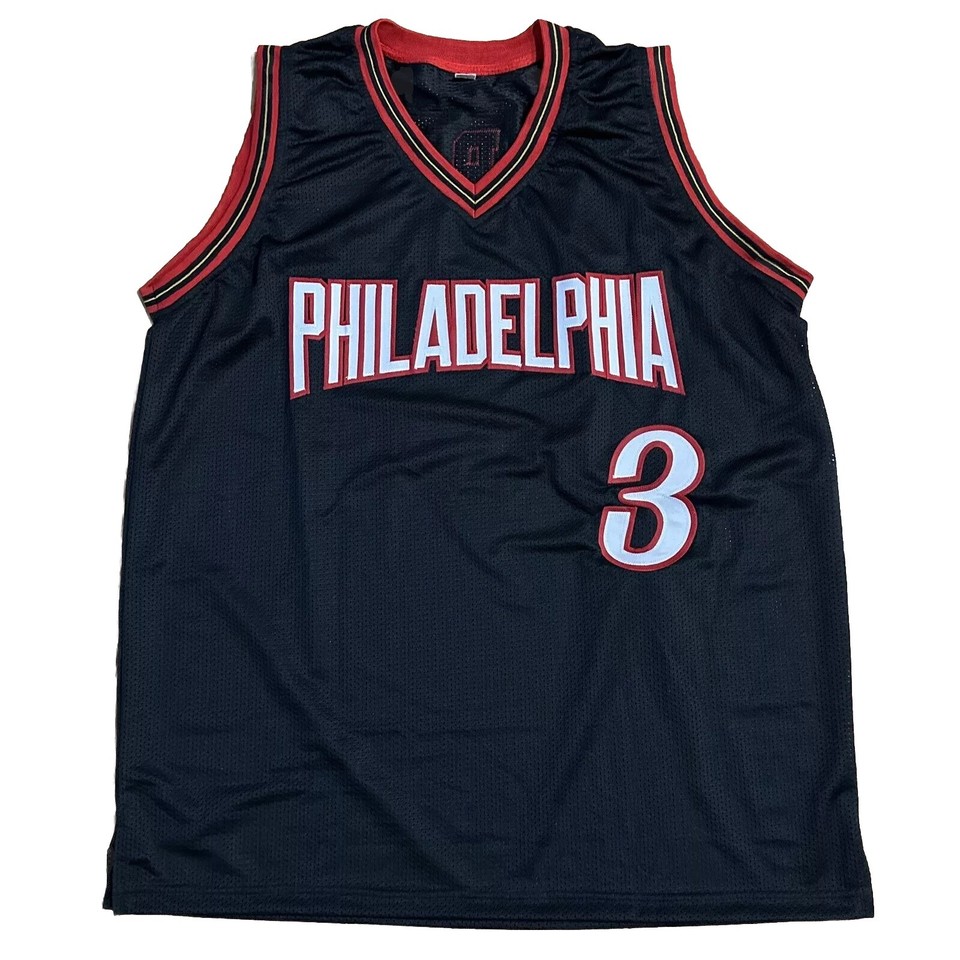 Allen Iverson Signed Black Philadelphia 76ers XL Jersey NBA Beckett COA — free download