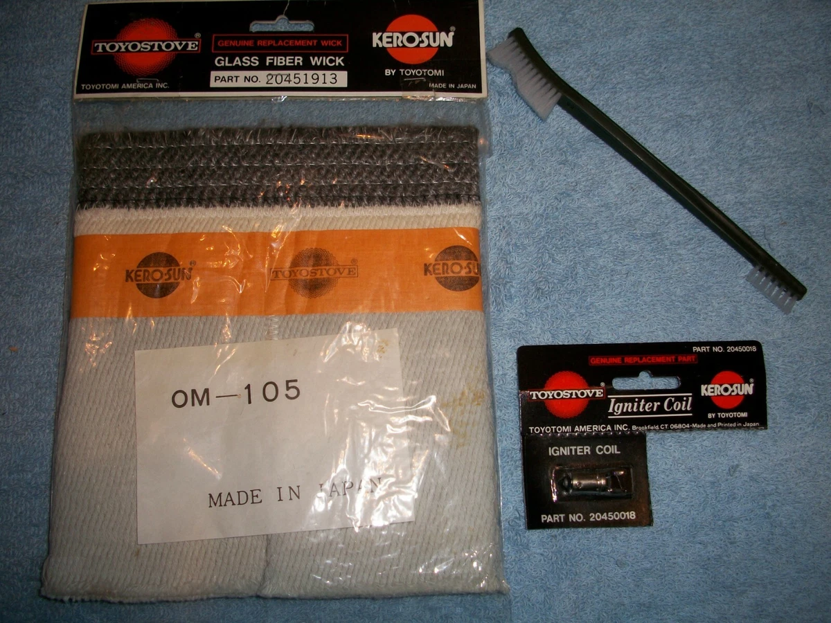 KERO-SUN OMNI-105 (E,F,G,H,I ) u0026#034;ORIGINALu0026#034; WICK u0026amp; IGNITER, WICK  BRUSH,KIT 008075 | eBay