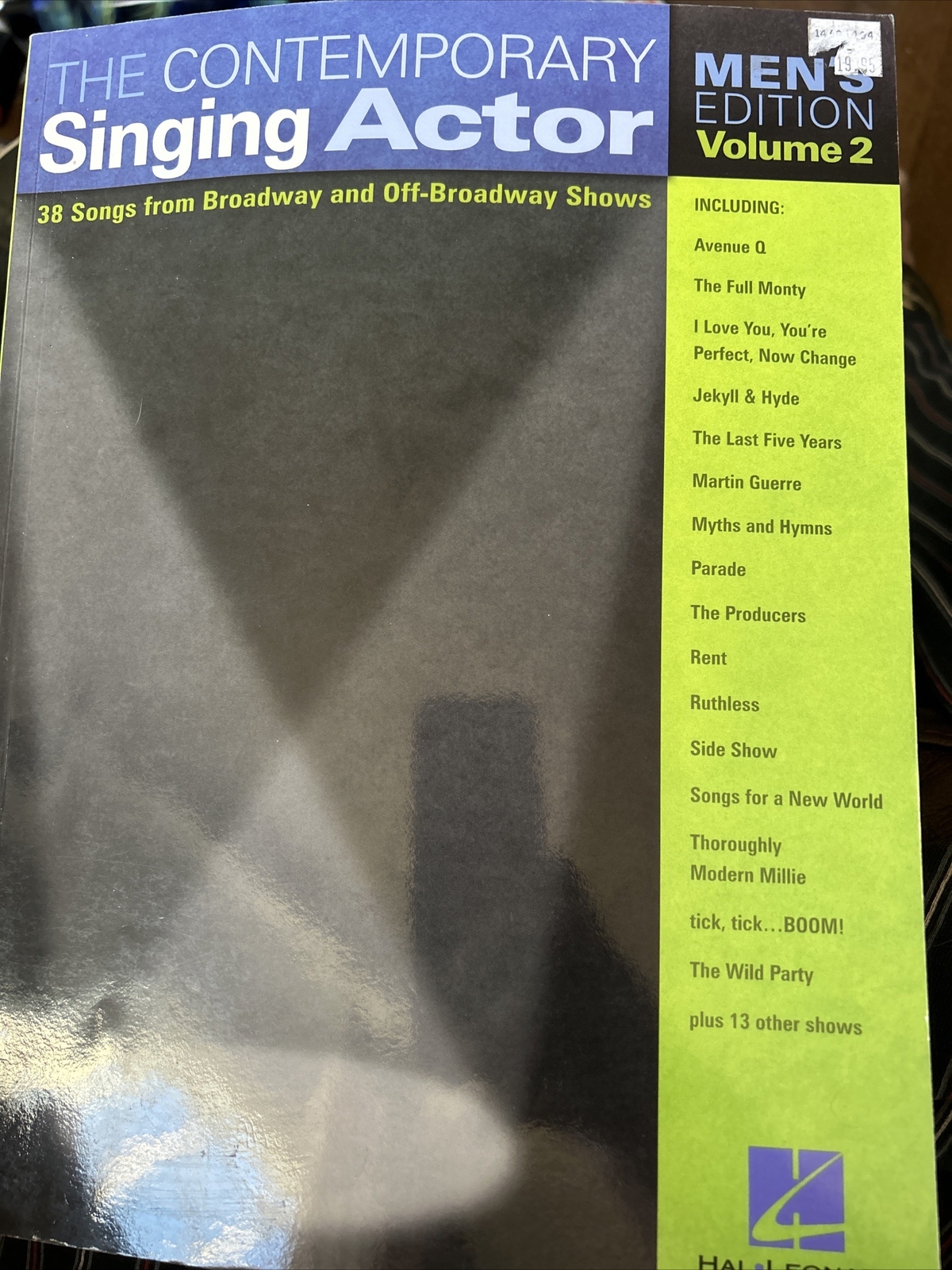 The Contemporary Singing Actor - Men Volume 2 Songbook See Full List 40+ Songs