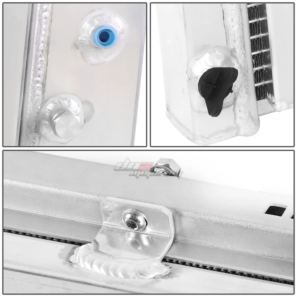 PARA CHEVY/GMC CAMARO 1978-1987/CENTURY V6/V8 RADIADOR DE ALUMINIO DE 3 FILAS + VENTILADOR DE REFRIGERACIÓN Foto 4 de 4