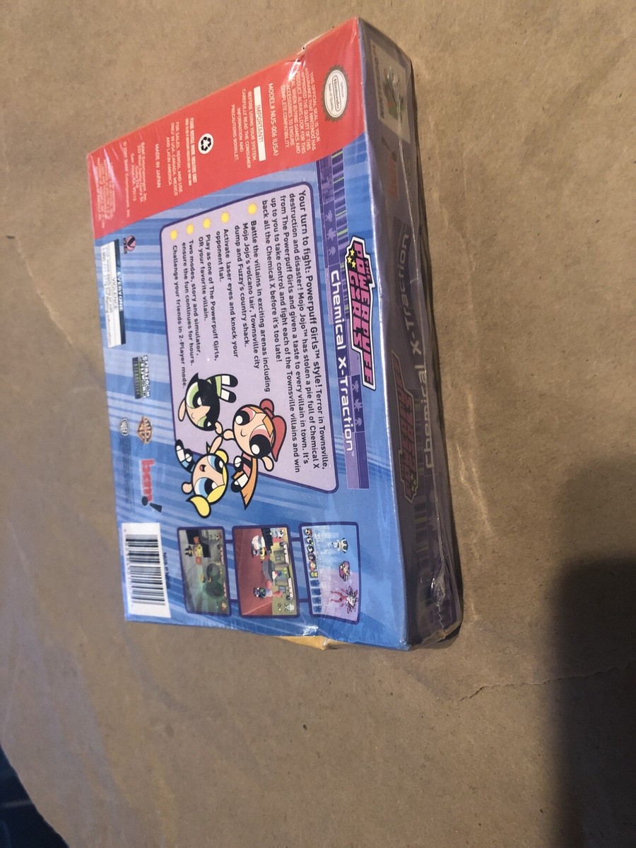 Powerpuff Girls Chemical X-traction Nintendo 64 New Factory Seal