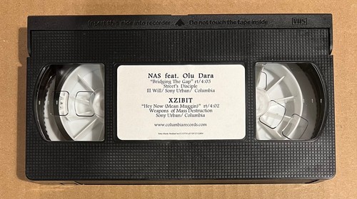 Nas - Bridging the Gap / Xzibit - Hey Now... RARE Promo VHS Singles Compilation - Bild 2 von 2