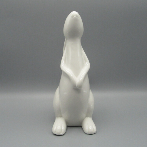 SPRING EASTER CERAMIC BUNNY RUBBIT FIGURINE NEW - Picture 3 of 19
