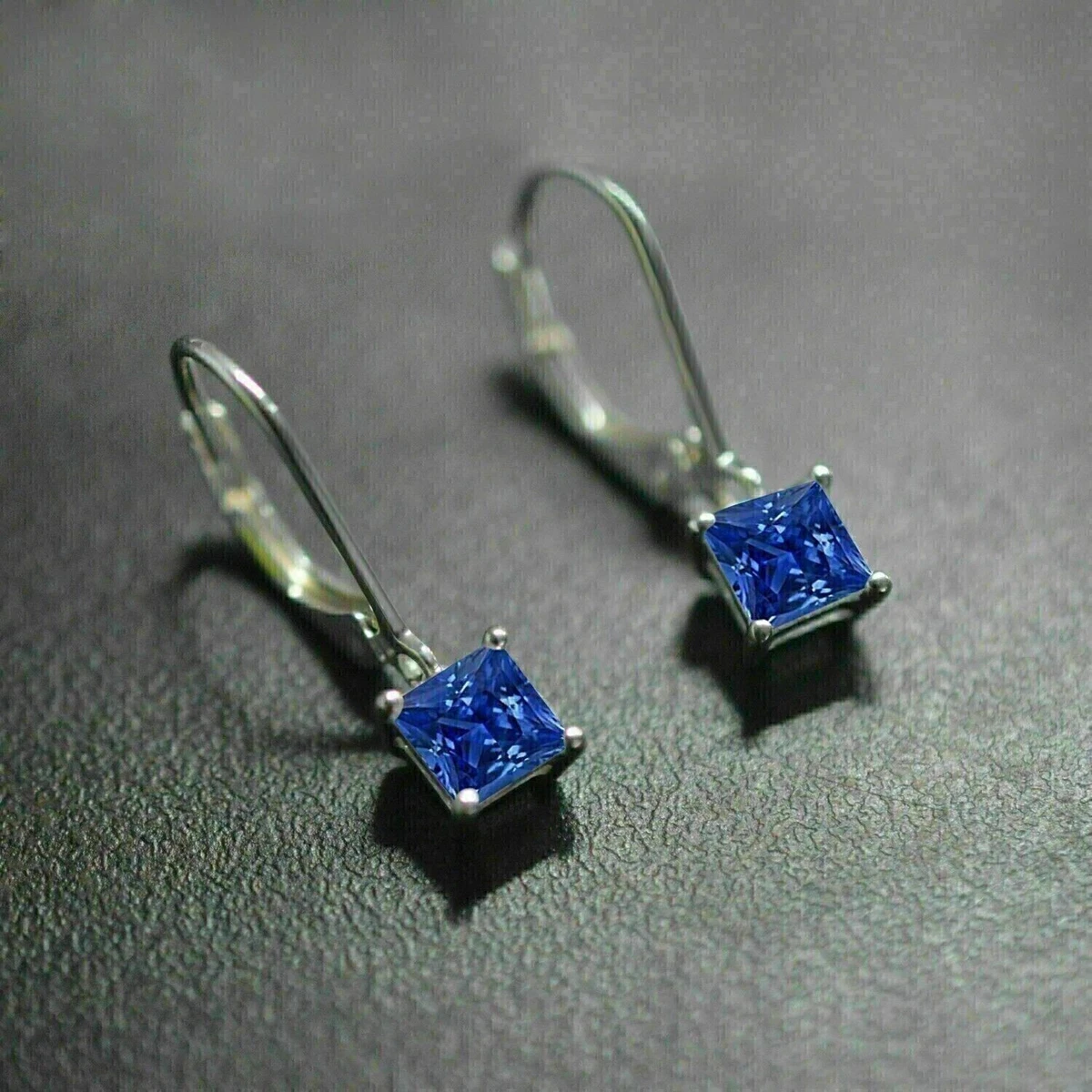 Ebay sapphire hotsell earrings