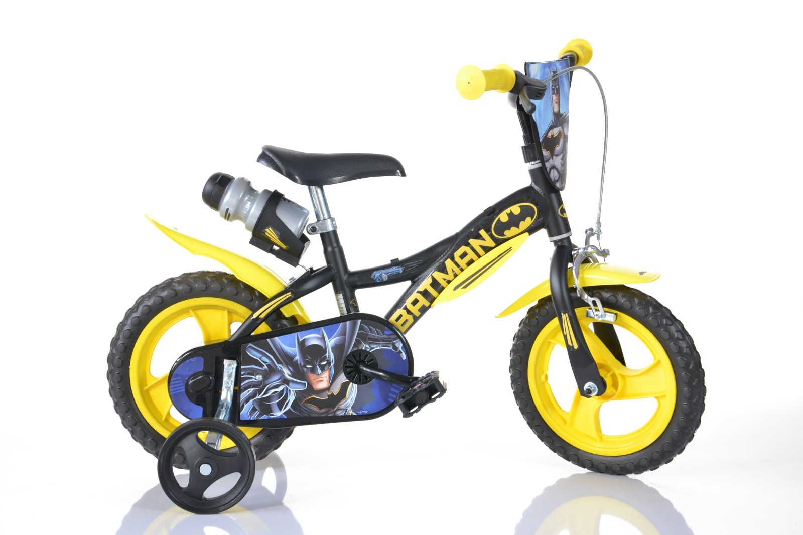 BICI BICICLETTA DINO BIKES BATMAN 3 4 5 ANNI BIMBO BAMBINO -  12" - 612L-BT