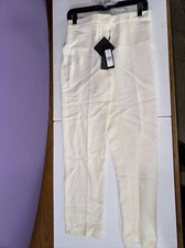 Versace women's White Suit Pants - EUR 40 US 8