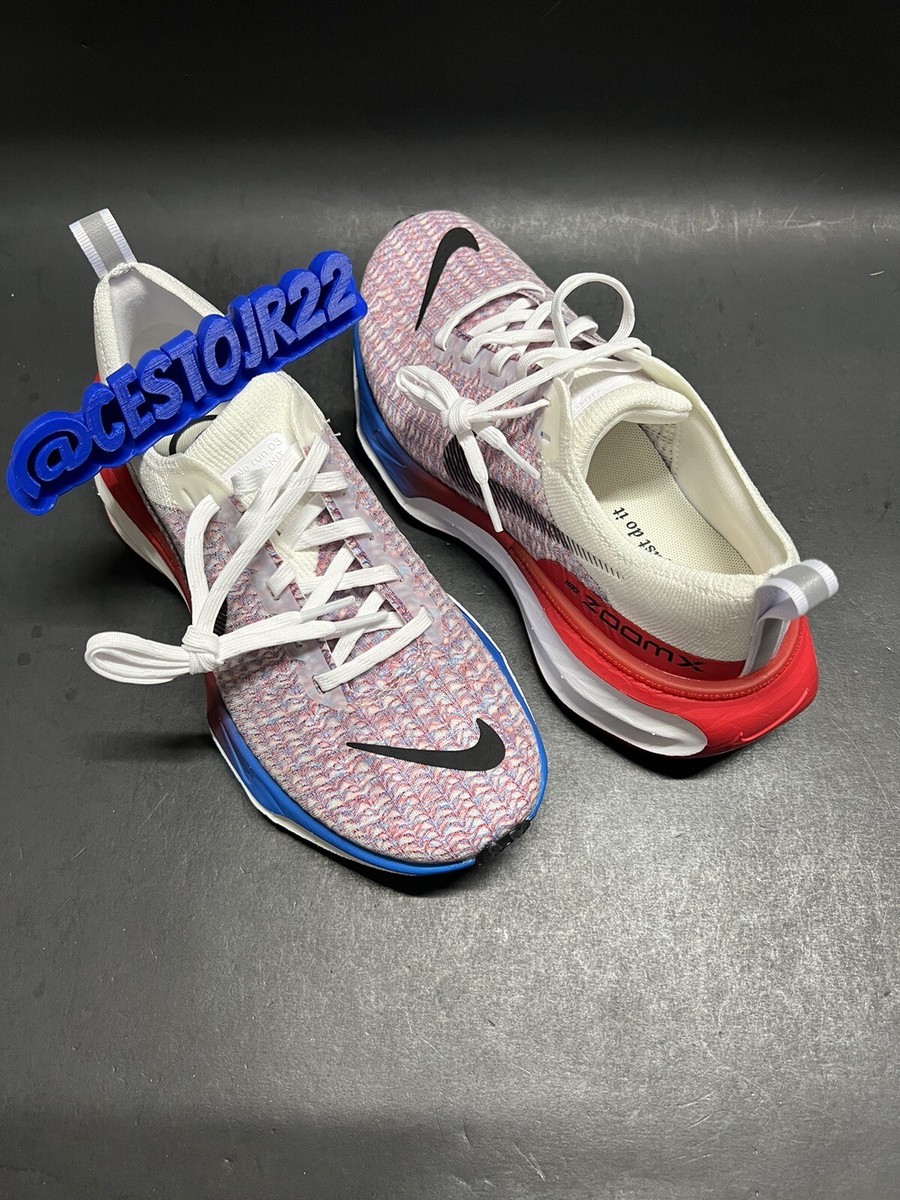 NIKE ZOOM X INVINCIBLE RUN 3 USA [FJ3889-100] WHITE PHOTO BLUE RED