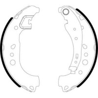 Textar Trommelbremsbelag 91081700