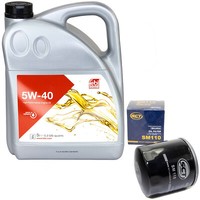 MotoröL Set 5W-40 5 Liter + ÖLfilter SM 110 FüR Skoda Felicia I II 1.3 6U1 6U5