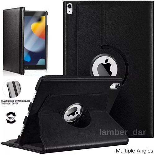 For iPad Pro M4 Air M2 11" 13" 2024 Leather Case Flip Stand Cover 360° Rotating - Picture 6 of 15