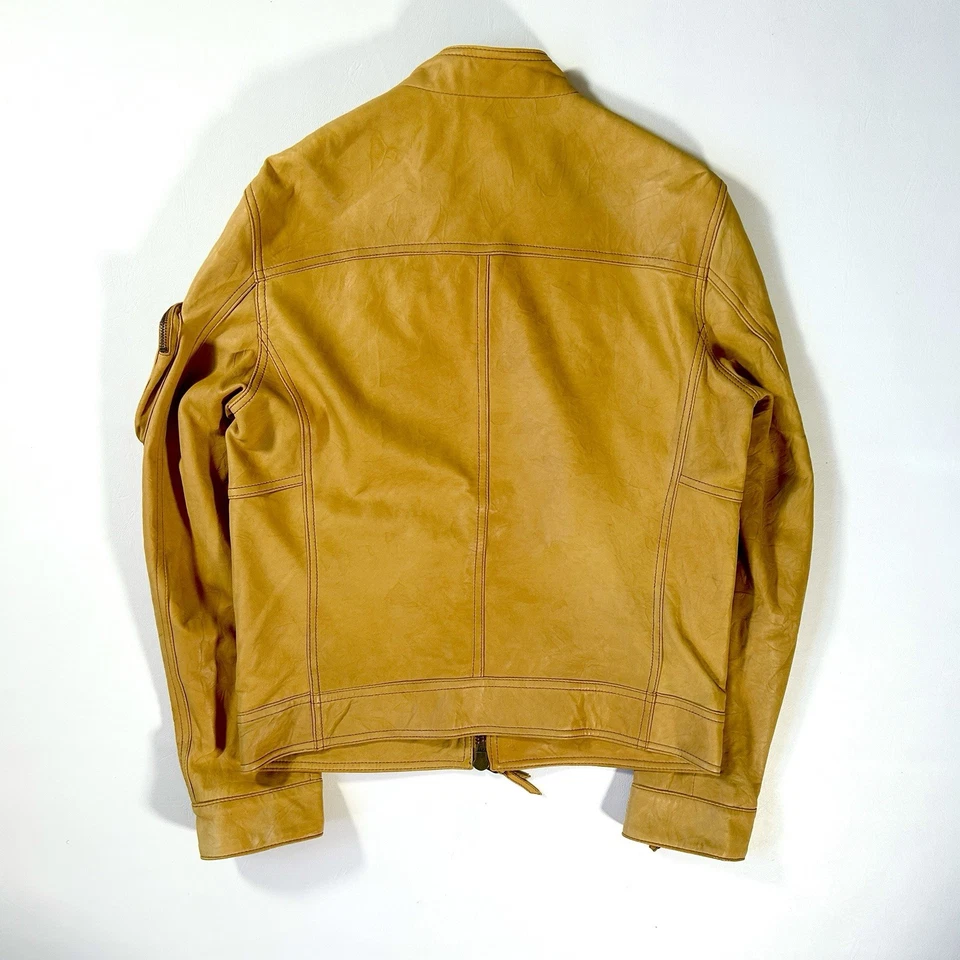 291295 = Homme Sheepskin Cargo Bomber - Image 3 of 4