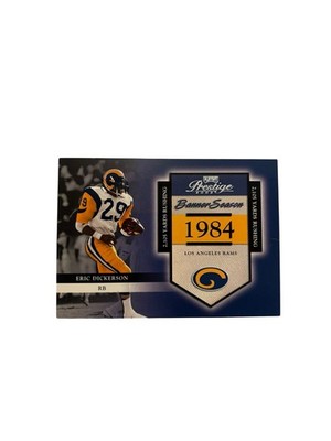 2002 Playoff Prestige - Banner Season Eric Dickerson #BS-11 /1984