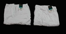 Vanity Fair Women's Perfectly Yours Cotton Brief 2-Pack DH3 White 3XL NWT