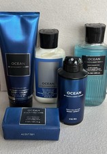 Bath  Body Works OCEAN Men's Gift Set 5 Piece Daily Grooming Bundle New read 