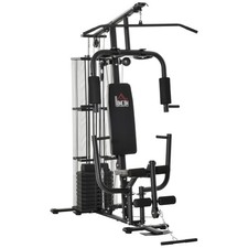 Gym Kraftstation Fitnessstation Multigym Fitnessger&auml;t inkl. 45kg Gewichten